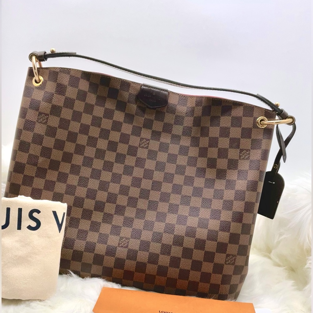 🚩🚩SOLD OUT 🚩🚩Louis Vuitton Damier Ebene Graceful MM Hobo Bag